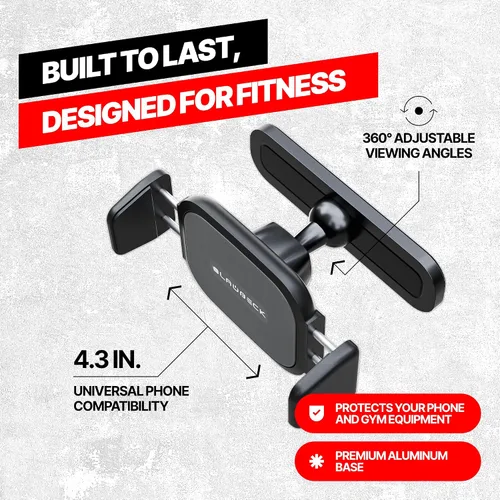 Miniatura 3 de BLAUBECK Soporte Magnético para Teléfono para Gimnasio – Material Esencial para Fanáticos del Gimnasio – Trípode Magnético para iPhone y Soporte