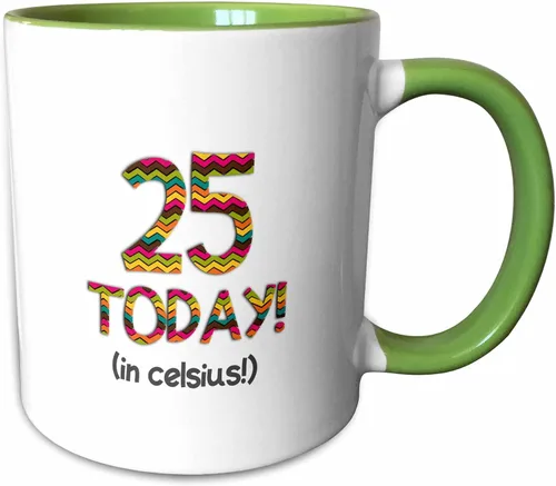 Miniatura 8 de 3dRose 25 Hoy... en celsius - Divertido 77 cumpleaños. 25C es 77 in fahFahrenheit - Tazas (mug_184955_4)
