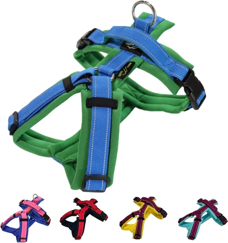 Miniatura 9 de Hakusan - Tipo de arnés para perro cero, seguro, sin asfixia/difícil de desconectar, gran ajuste, fácil de poner y quitar, ajustable, reflector, XXS