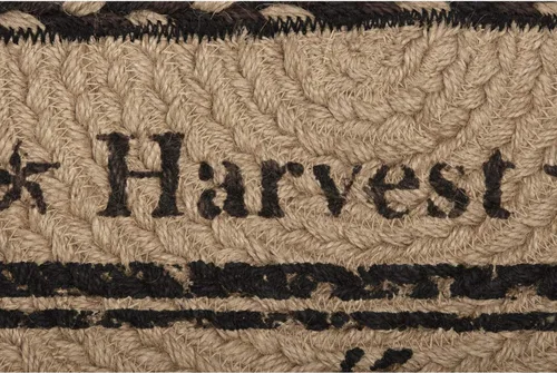 Miniatura 5 de VHC Brands Sawyer Mill - Alfombra de medio círculo de yute de arado de carbón (16.5 x 33 pulgadas)