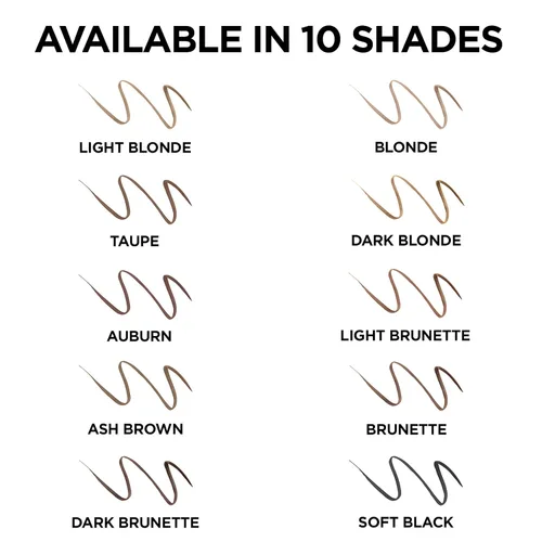 Miniatura 7 de L'Oreal Paris - Maquillaje para cejas Stylist Definer, Lápiz impermeable para cejas, Lápiz mecánico ultra fino, dibuja pequeños pelos de cejas