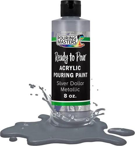 Miniatura 48 de Pouring Masters - Acrílico metálico dorado de 24 quilates - Listo para verter - Pintura para verter - A base de agua premezclada de 32 onzas