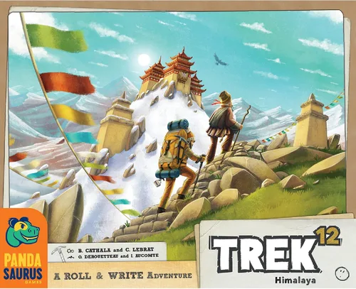 Miniatura 2 de Trek 12 Himalaya - Juego de mesa - Embárcate en una aventura de estrategia y habilidad del Himalaya. Juego de rodar y escribir para niños y adultos