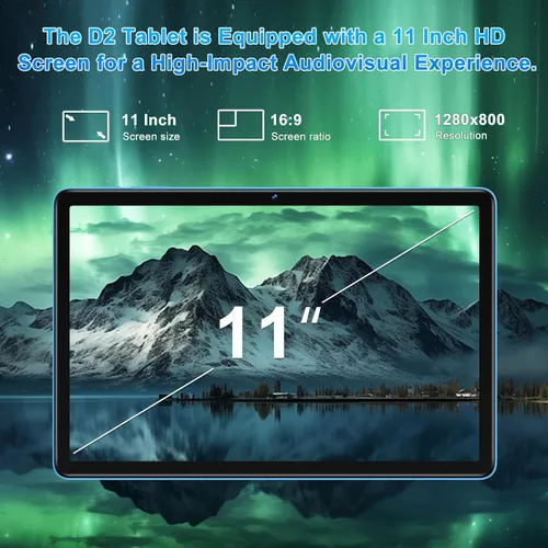 Miniatura 3 de DMOAO Tablet 2025 Tablet Android 14 de 11 pulgadas con 128 GB + 20 GB de almacenamiento grande, Octa-Core 2.0Ghz, 8000mAh, carga rápida de 18 W