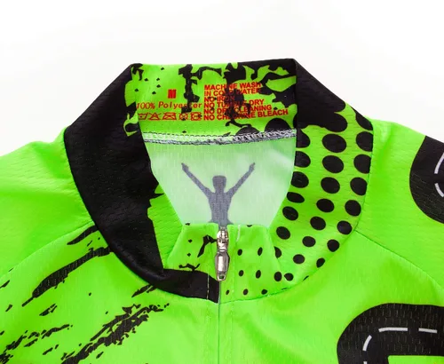Miniatura 138 de Weimostar Hombre Ciclismo Jersey Manga Corta Bicicleta Ropa Multicolor Diamante