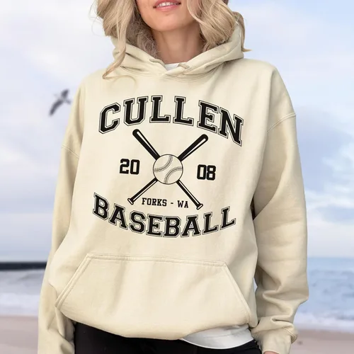 Miniatura 7 de Cullen Baseball Forks WA Shirts Sudaderas de béisbol sudaderas con capucha para mujeres y hombres, camisetas deportivas de equipo, horquillas