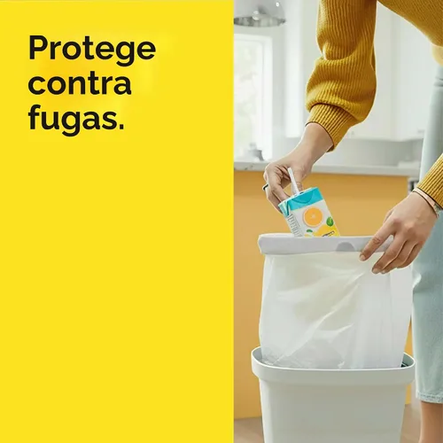 Miniatura 2 de Bolsas de basura medianas Glad, 8 galones, bolsas de basura Febreze limpias frescas, con control de olores y cordón, 80