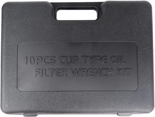 Miniatura 5 de Juego de 10 piezas de llaves extractoras de tapa de filtro de aceite, incluye 24 mm, 27 mm, 29 mm, 30 mm, 32 mm, 36 mm, 38 mm, 64 mm, kit de llaves