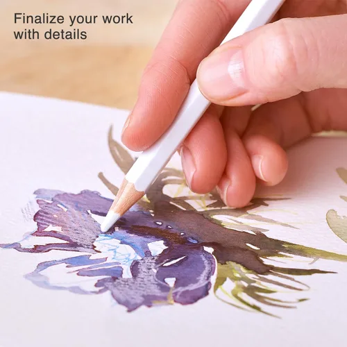 Miniatura 5 de ARTISTIC EYE - Cuaderno acuarela 9x12", 30 hojas, encuadernado con pegamento, papel sin ácidos, 140 lb (300 g/m²), perfecto para la mayoría