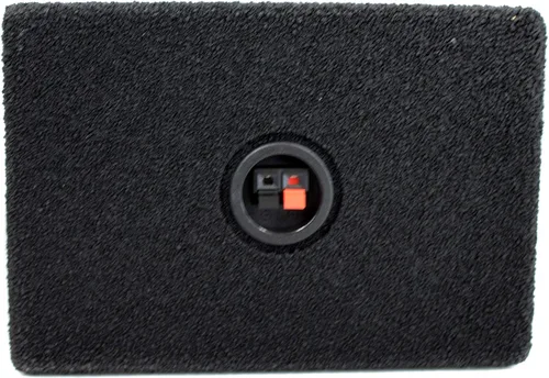Miniatura 7 de Q Power Caja de altavoces de 6 x 9 pulgadas Recinto de audio con acabado duradero de spray de revestimiento de cama negro con conectores de copa
