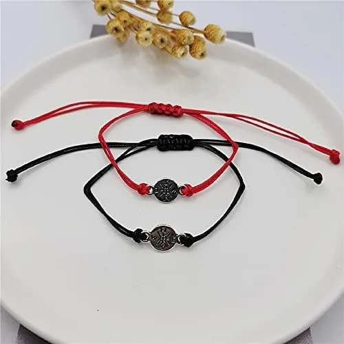 Miniatura 5 de YALLNASL Regalo de aniversario de Navidad para parejas, amigos, pulseras de amistad a juego para marido, esposa, mejores amigos, juego de pulseras