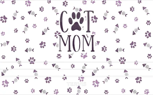 Miniatura 2 de Tervis Traveler - Vaso aislado de triple pared con diseño de gato para mamá mantiene las bebidas frías y calientes, 20 onzas, acero inoxidable