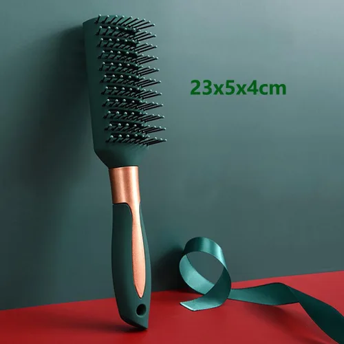 Miniatura 6 de Cepillo desenredante para peinar, cepillo desenredante de secado por soplado, cepillo de cerdas de nailon, cepillo antiestático, cepillo de masaje