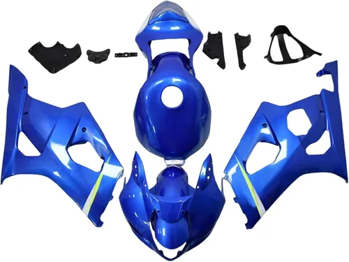 Miniatura 201 de Kit de carenado de inyección azul, negro y blanco para Suzuki GSXR600 GSX750 2006 2007 GSXR 600 GSX-R750 06 07 ABS Carenado de plástico completo