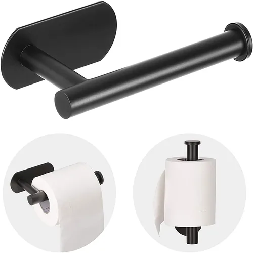 JOPOFI Portapapel Higiénico - Portapapel Higiénico Autoadhesivo de Montaje en Pared para Baño, Acero Inoxidable SUS 304 con Tira Adhesiva Command