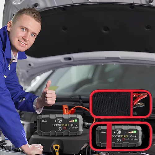 Miniatura 9 de Lebakort Funda de almacenamiento compatible con Boost Plus GB40 / Boost X GBX45 / Boost XL GB50 / Boost Sport GB20 UltraSafe Lithium Jump Starter Box