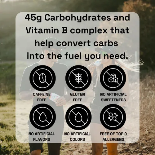 Miniatura 4 de Chargel Gel energético instantáneo sin cafeína, fresa, para correr, ciclismo, entrenamiento, senderismo esencial para mujeres y hombres, regalos