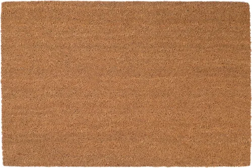 Miniatura 4 de Fab Habitat Felpudo floral extra grueso, tejido a mano, duradero, fibra de coco natural, entrada, puerta delantera, porche, patio, minimalista