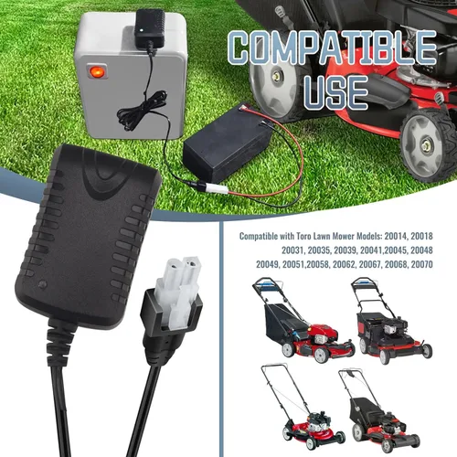 Miniatura 4 de Cargador de batería 136-9126 de Huthbrother, compatible con cargador de batería Toro de 22 pulgadas, reemplaza 114-1588, 104-7401, compatible