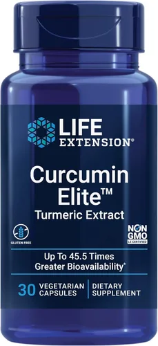 Life Extension Extracto de cúrcuma Curcumin Elite – 270 veces mejor absorción que la curcumina estándar, apoya una respuesta inflamatoria saludable,