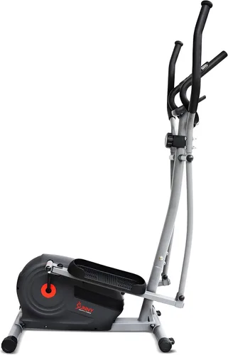 Miniatura 10 de Sunny Health & Fitness Máquina de ejercicios elíptica, entrenamiento magnético silencioso para todo el cuerpo con agarres de frecuencia de pulso
