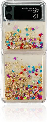 Miniatura 12 de Funda para Samsung Galaxy Z Flip 3 con purpurina para niñas y mujeres, funda transparente de TPU suave de TPU para Samsung Galaxy Z Flip 3 5G 2021