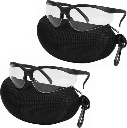 Miniatura 13 de Anteojos de disparo para hombres y mujeres, antivaho ANSI Z87.1, protección ocular Lentes amarillas-2 pares