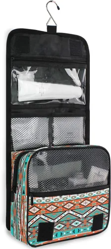 Miniatura 4 de Neceser colgante con calavera, piña, arco iris, baloncesto, portátil, para viajes, cosméticos, maquillaje, baño, ducha, afeitado, bolsa organizadora