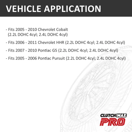 Miniatura 2 de PRO Performance Stage 3 Kit de embrague con kit de cilindro esclavo compatible con Chevrolet Cobalt 05-10 06-11 HHR 07-10 Pontiac G5 05-06 Pursuit