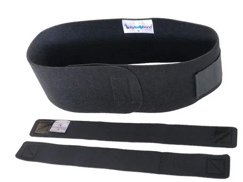 Miniatura 2 de Faja abdominal con compresión de ingle, faja para varices vulvares, hernia y dolor en el piso pélvico., S Ab talla 0-6 + S banda para ingle, Negro