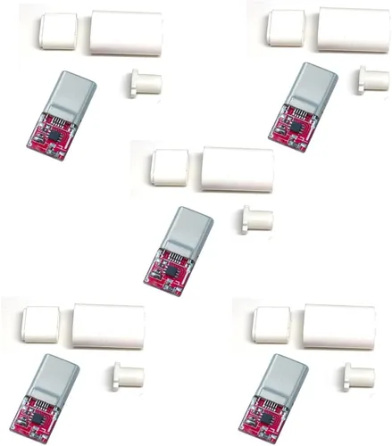 Miniatura 11 de 1 unids USB-C PD QC DC5V 9V 12V 15V 20V voltaje ajustable módulo de disparador de potencia 5A Tipo-C entrada macho
