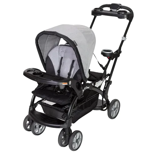 Miniatura 6 de Baby Trend Sit N' Stand - Cochecito doble, ónix Ónice