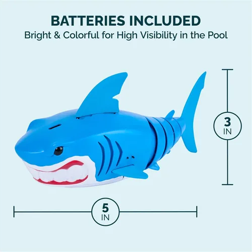 Miniatura 5 de SwimWays Rainbow Reef Shark Toy, Finn Diesel Kids Shark Pool Toy and Swimming Accessory, Self-Activated Water Toys, Learn to Swim Pool Toys for Kids