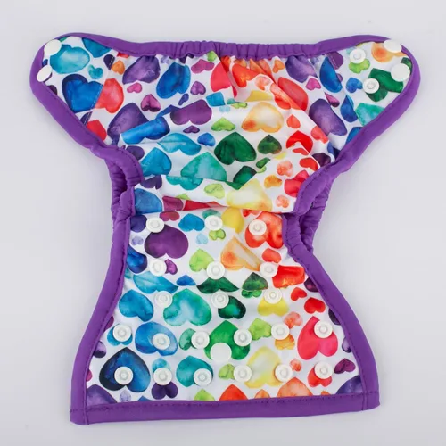 Miniatura 2 de Funda para pañales para bebé recién nacido, 4.4 libras a 10 libras Oído colorido
