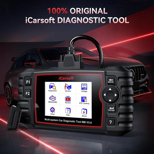 Miniatura 9 de Herramienta de diagnóstico bidireccional para la mayoría de Mercedes-Benz/Sprinter/Smart de 1996-2023 iCarsoft MB V3.0 Versión 2025 38+ servicio