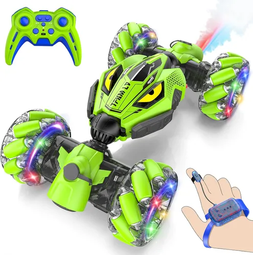 Coches RC 4WD únicos de alta velocidad, coches de control remoto con detección de gestos para niños de 8 a 12 años, auto de deriva RC de doble cara,