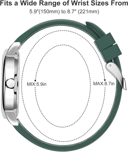 Miniatura 3 de GOLDEN HOUR Reloj de enfermera impermeable para profesionales médicos, estudiantes, mujeres y hombres, esfera luminosa de fácil lectura, 24 horas