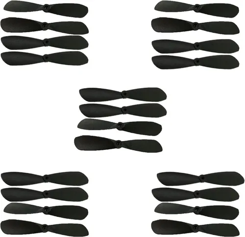 Miniatura 8 de skrnrhrery Mini hélice, adecuado para cuadricópteros UAV pequeños y medianos, hélice de nailon con eje central de 0.8 y 0.039 in, longitud
