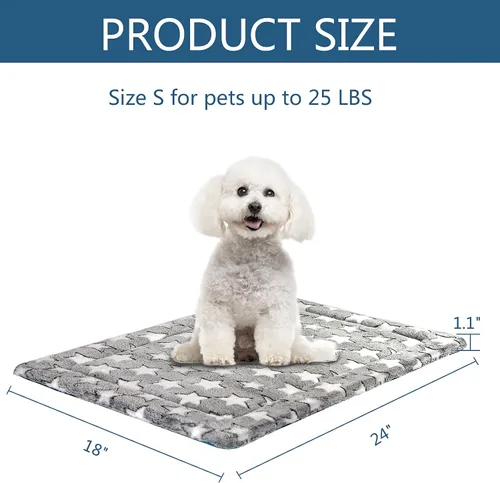 Miniatura 4 de KROSER Alfombrilla para Jaula Reversible (Fría y Cálida), Lavable a Máquina, para Perros Pequeños a XXX-Grandes, Gris, Azul Marino