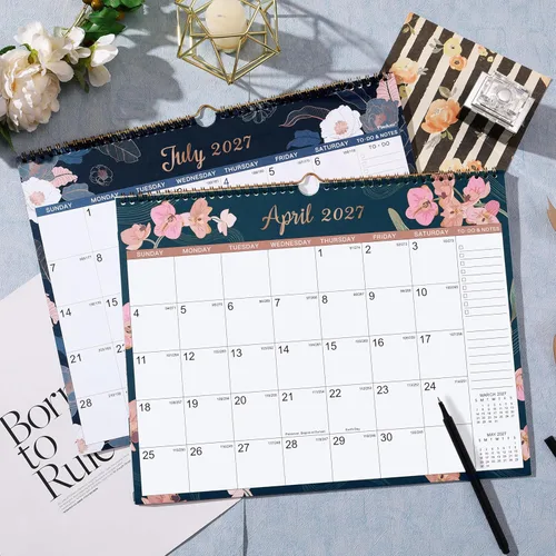 Miniatura 2 de Pinchoco Calendario 2027 – Calendario de pared 2027 de 12 meses, enero de 2027 a diciembre de 2027, 11.5 x 15 pulgadas, el calendario de pared 2027