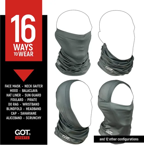 Miniatura 3 de GOT Sports Polaina para el cuello de pesca UPF 50+, máscara facial UV, protección solar para hombres y mujeres, cubierta facial de camuflaje SPF