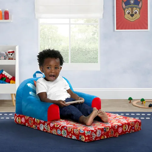 Miniatura 4 de Delta Children - Silla abatible PAW Patrol Cozee Buddy para niños - Certificado Greenguard Gold, azul