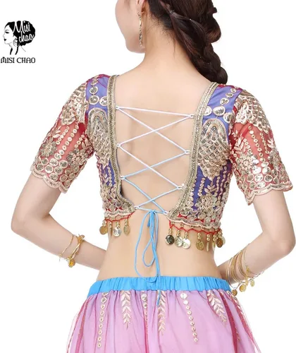 Miniatura 5 de MISI CHAO Pantalones harén para disfraz de Bollywood para mujer