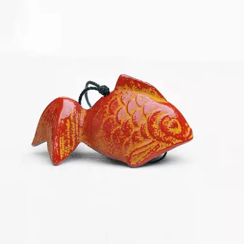 Miniatura 14 de 1 campanilla de viento tradicional japonesa de la suerte para exteriores, Iwachu de hierro fundido bendice templo, campanas de viento pequeñas