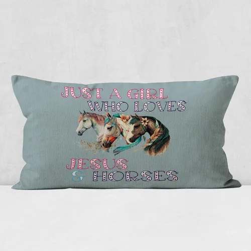 Miniatura 8 de Mancheng-zi Funda de almohada de caballo de 18 x 18 pulgadas, almohada de caballo para niñas, decoración de caballo para dormitorio, habitación