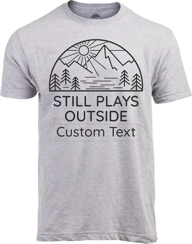 Camiseta de senderismo Still Plays Outside | Divertida camiseta para excursionista, camping, campista, al aire libre, hombres y mujeres
