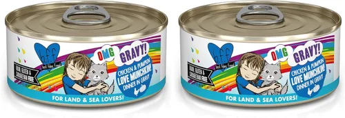 Miniatura 24 de Weruva B.F.F. OMG - Best Feline Friend Oh My Gravy!, Chicken Cloud 9 con pollo en salsa, lata de 2.8 onzas (paquete de 12)