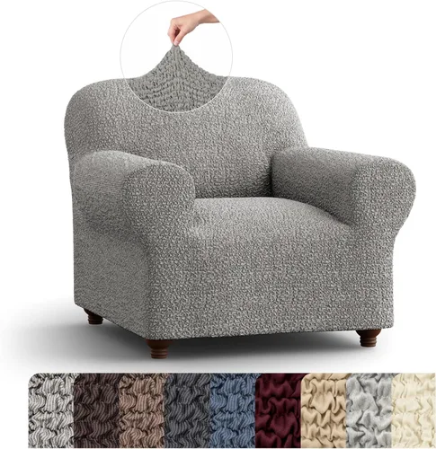 PAULATO BY GA.I.CO. Funda para silla - Funda para sillón - Funda desmontable para sillón - Funda de tela de algodón - 1 pieza, protector de muebles