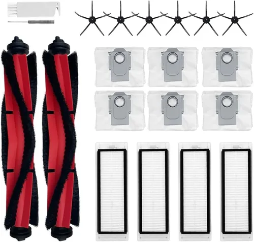Miniatura 9 de 24 piezas Kit de accesorios de reemplazo Q10 S5+ Compatible con Roborock Q10 S5+ /Q10 S5/Q10 x5 /Q10 x5+ Robot Aspirador, 2 cepillos principales, 4