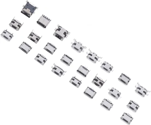 Miniatura 9 de 240pcs Micro USB Conector Set Sola Fila USB Puerto Hembra Socket Conectores